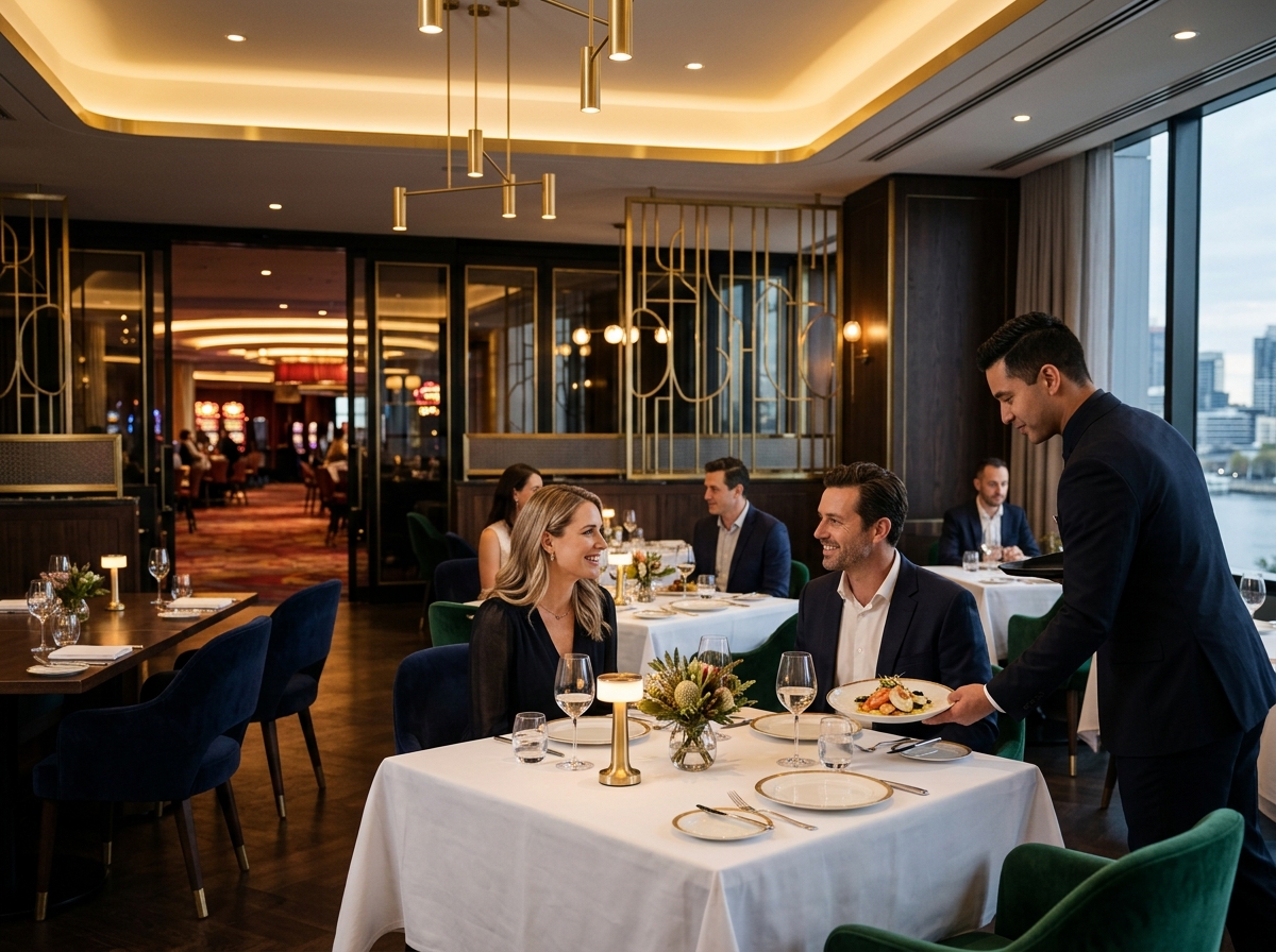Fine dining restaurant in an Australian casino hotel
