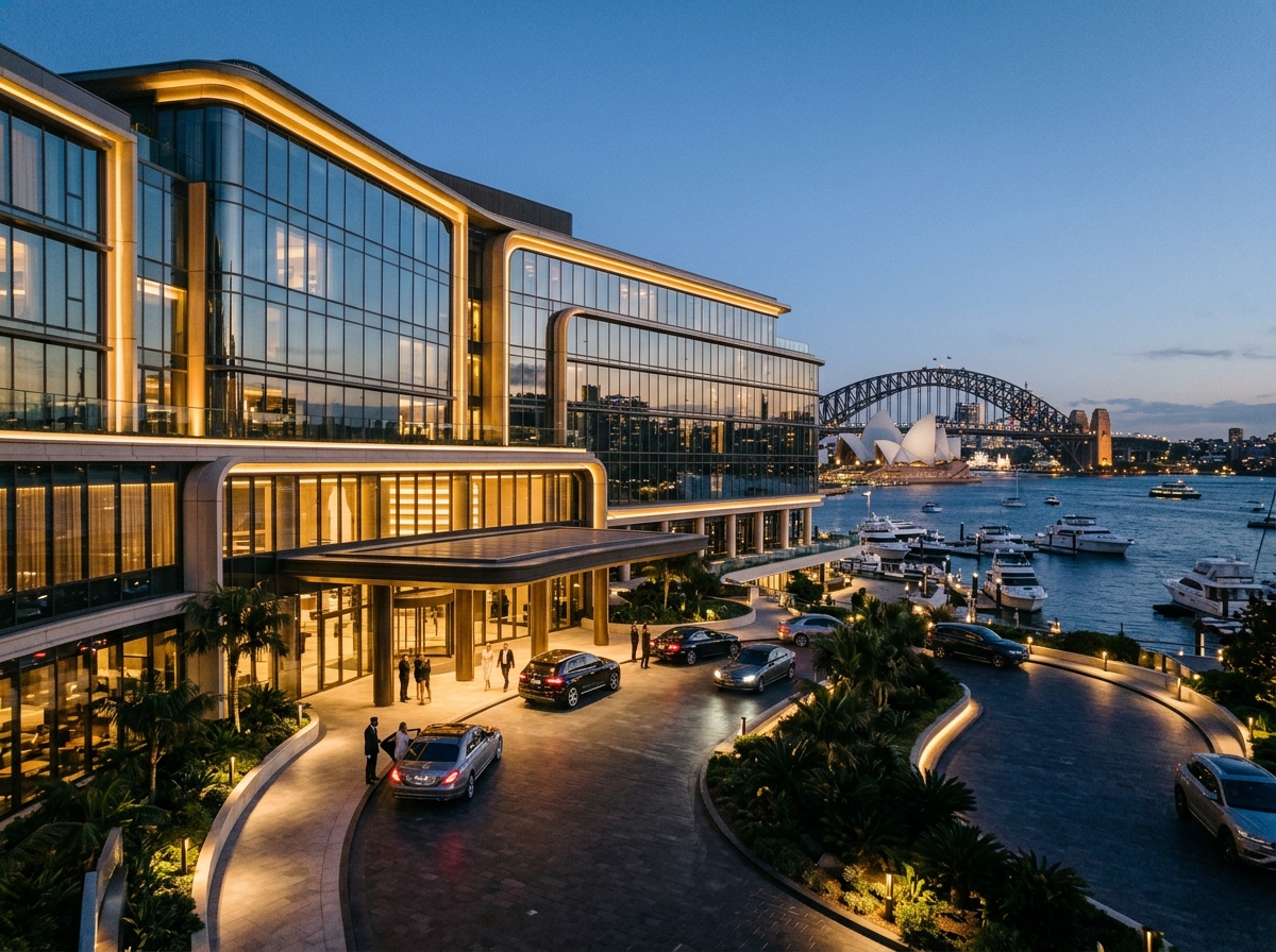 Harbour Ace Casino Resort exterior in Sydney
