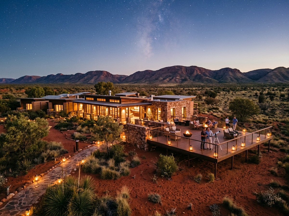 Red Dune Casino Lodge exterior near Alice Springs
